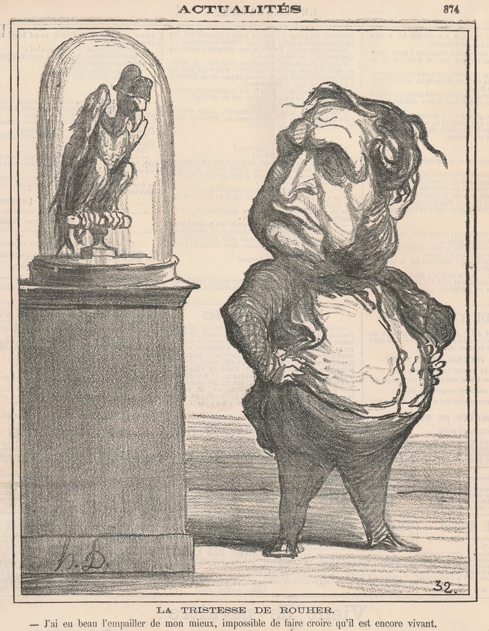 Rouhers tristhet av Honoré Daumier