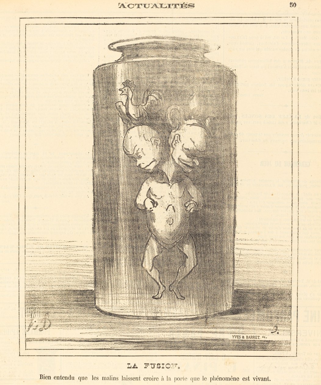 Fusjon av Honoré Daumier