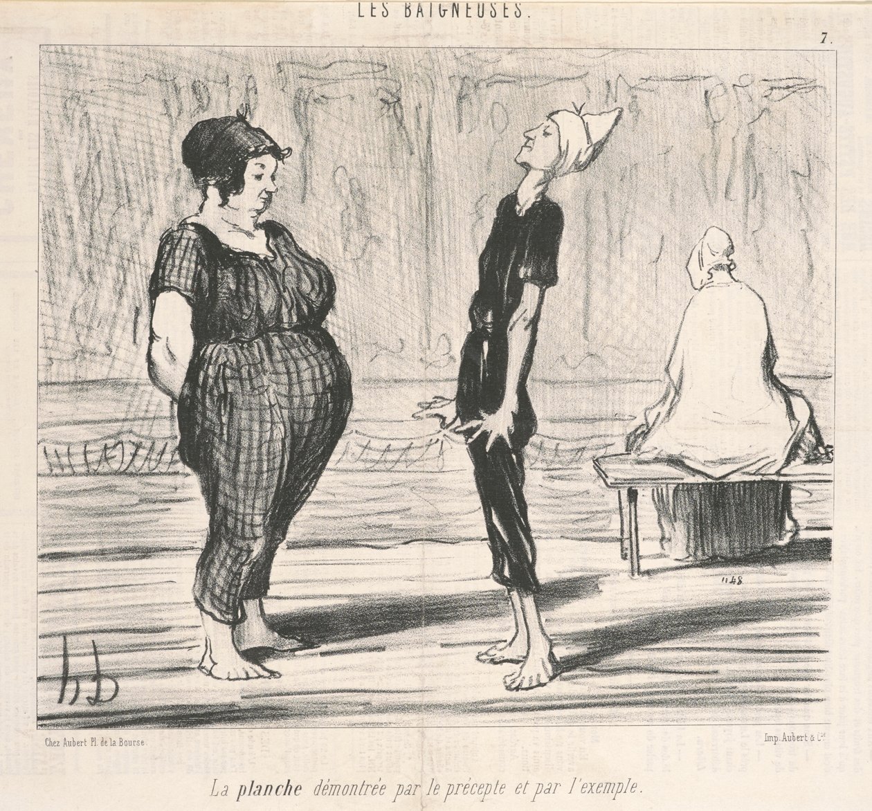 Brettet demonstrert av forskriften... av Honoré Daumier
