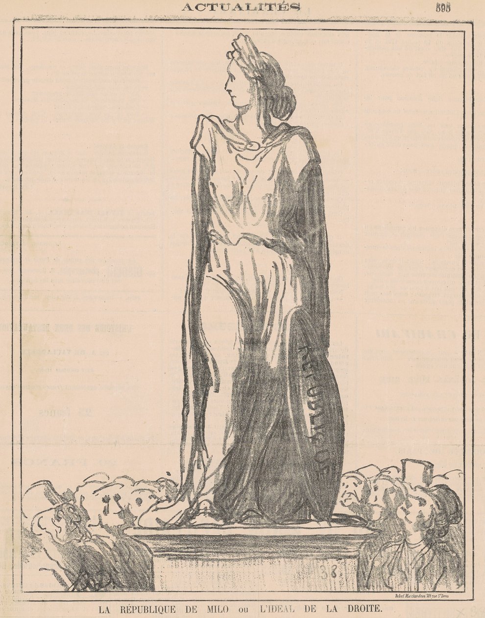 Republikken Milo... av Honoré Daumier