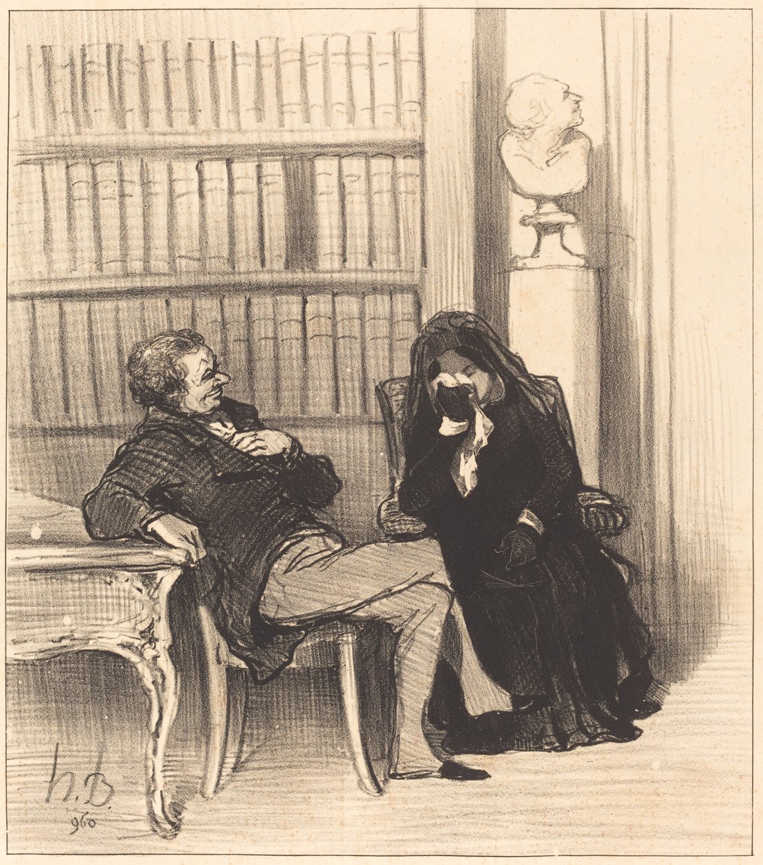 Enken av Honoré Daumier