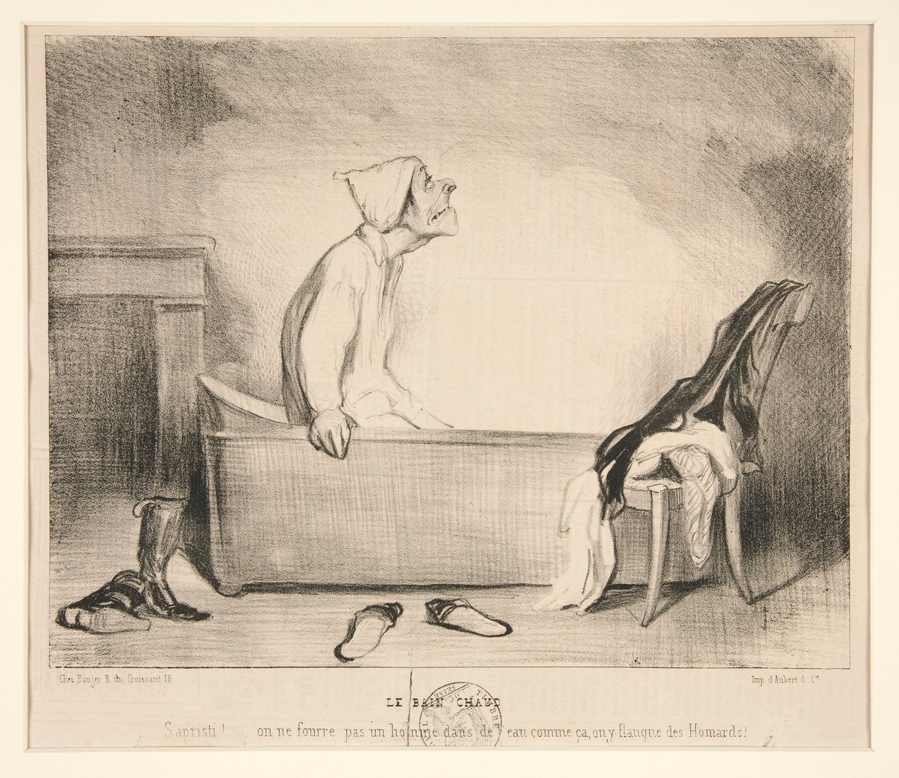 Varmebadet. Herregud! av Honoré Daumier