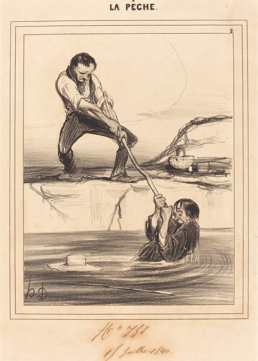Barbillon involverer... av Honoré Daumier