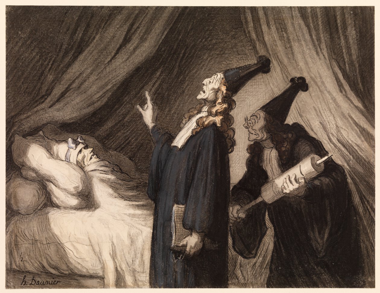 Innbilt syk av Honoré Daumier