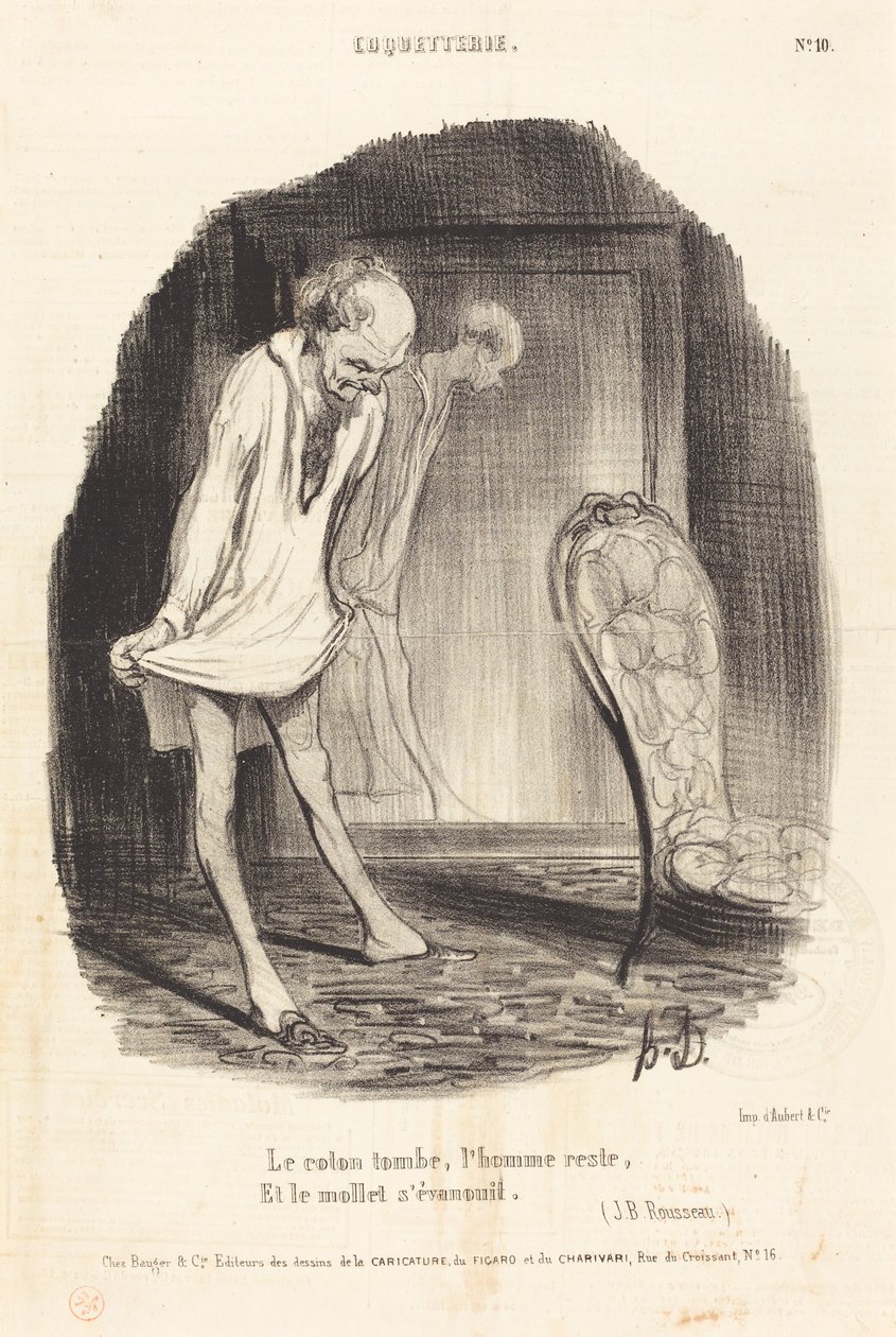 Bomullen faller, mannen forblir... av Honoré Daumier