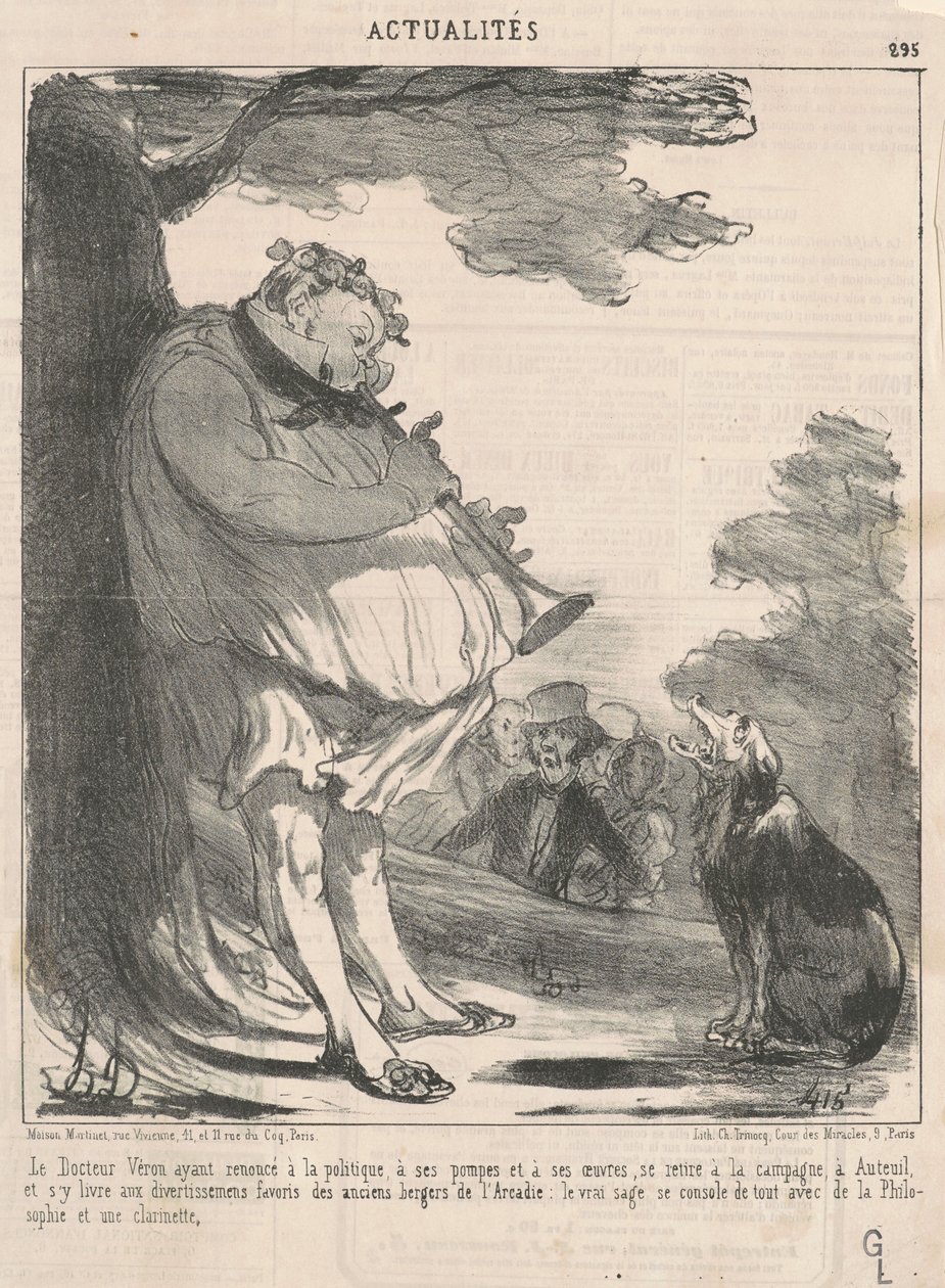 Doktor Véron ... ved Auteuil ... av Honoré Daumier