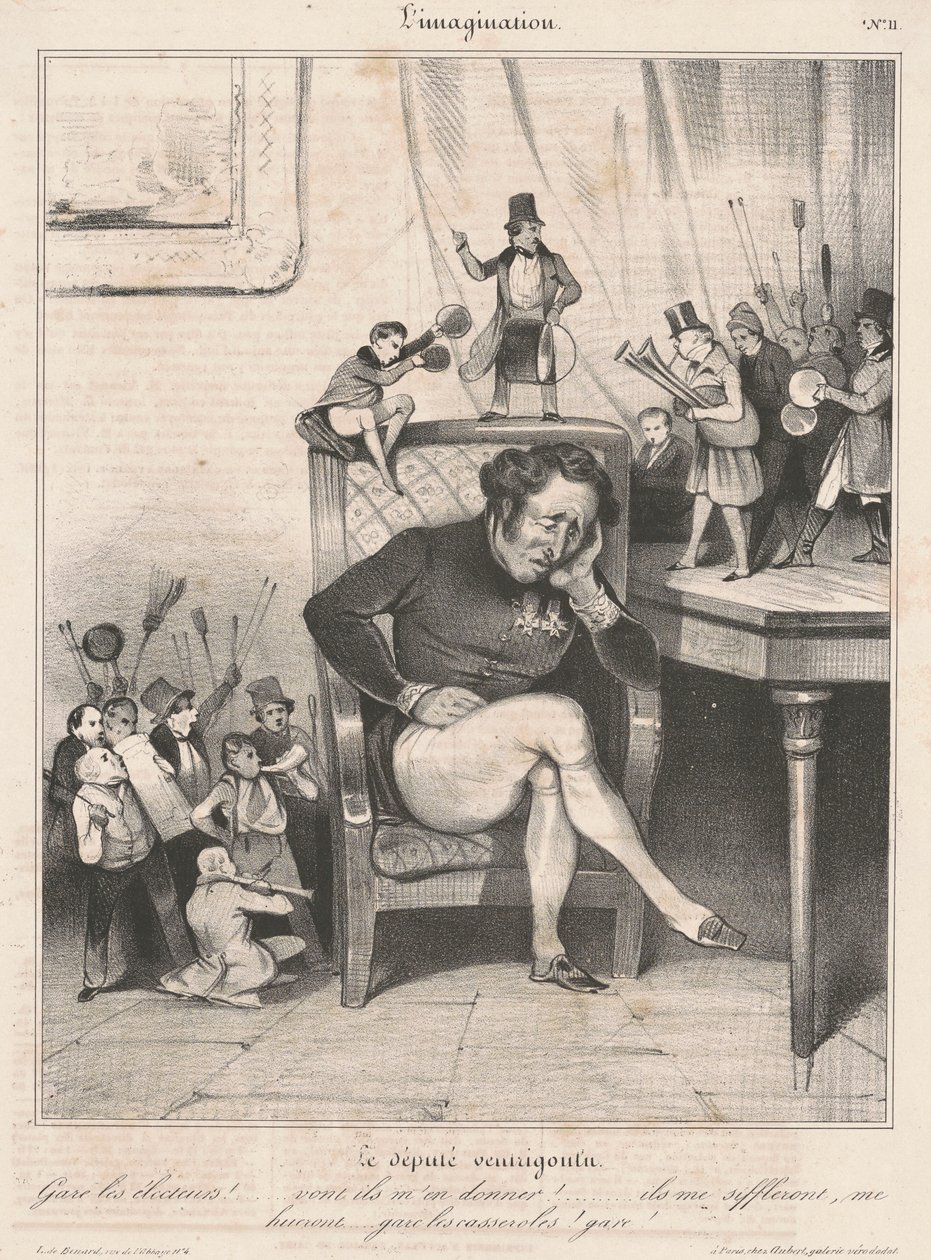 Den krigførende MP av Honoré Daumier