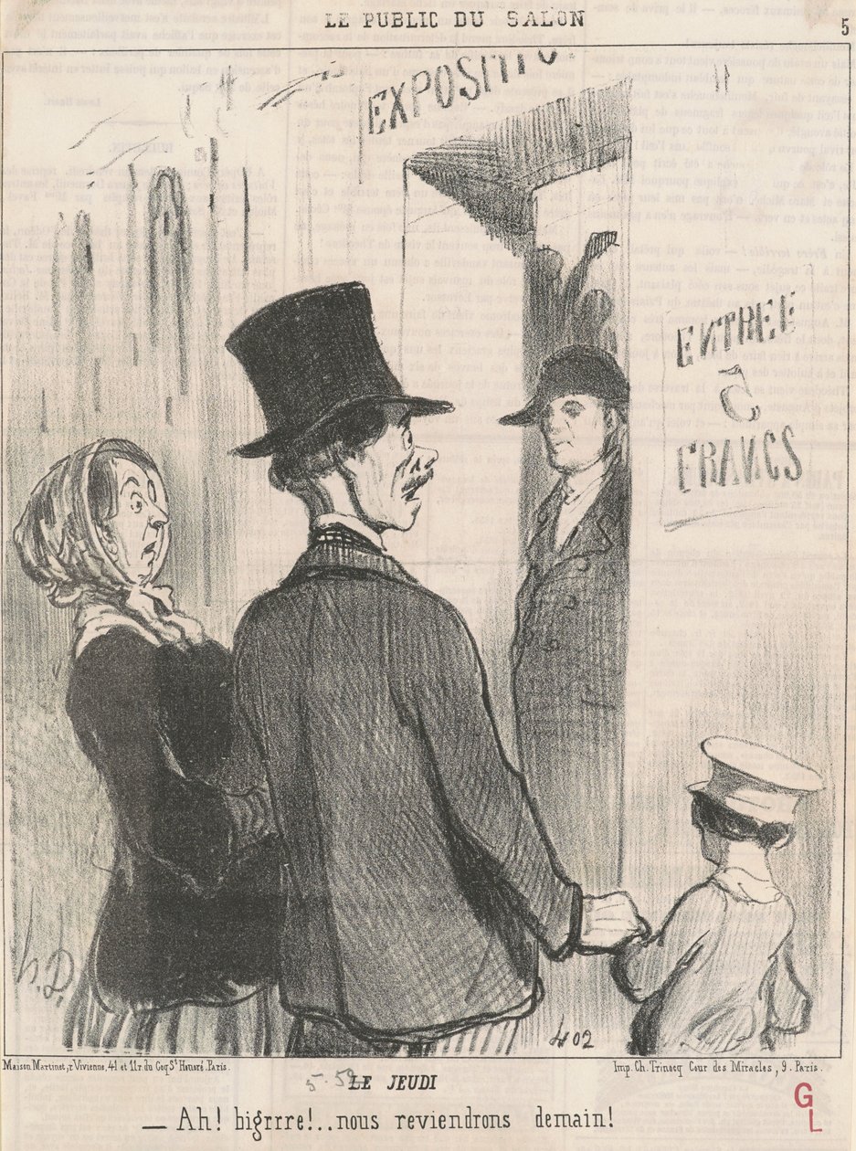 Torsdag av Honoré Daumier
