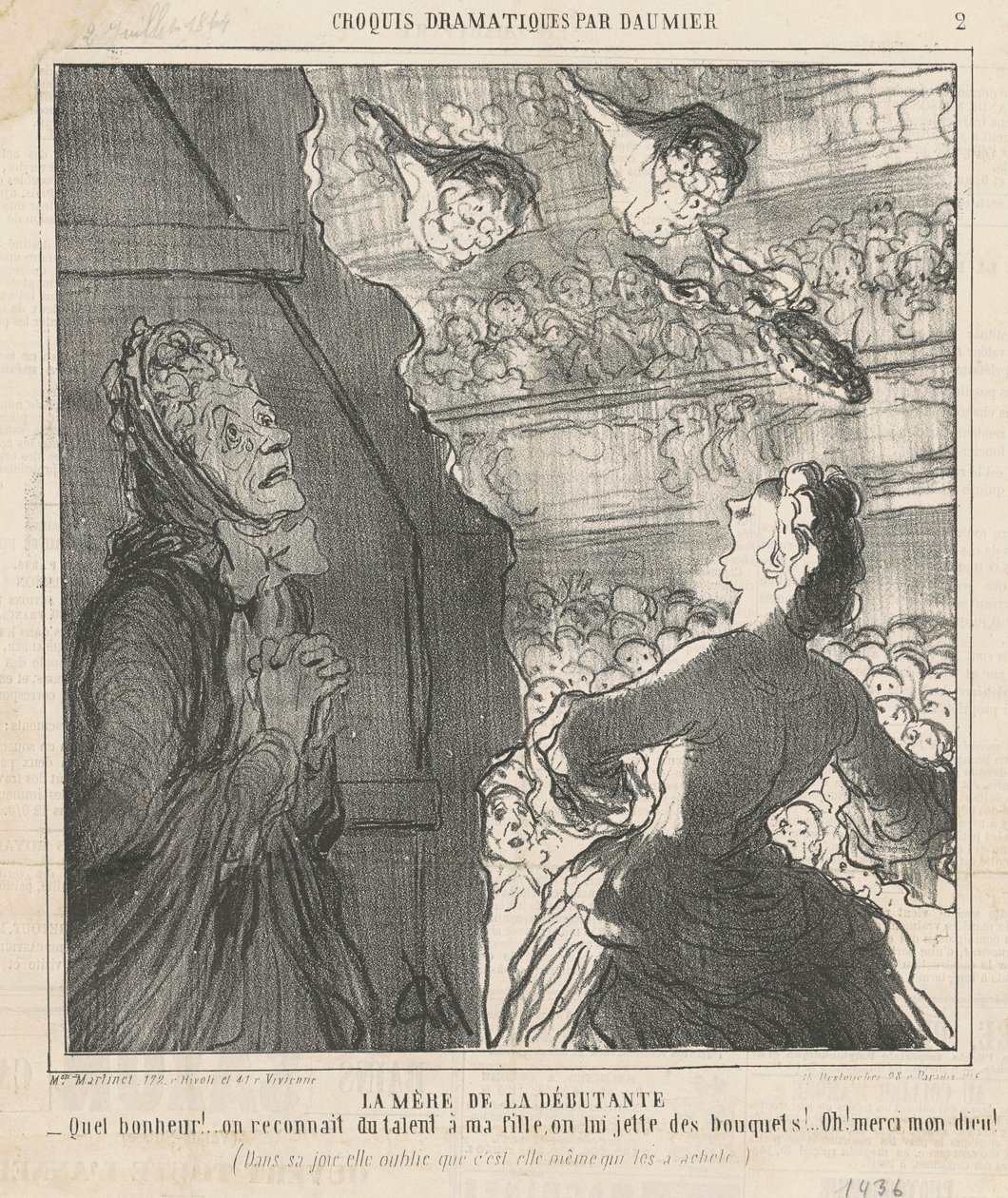 Nybegynnerens mor av Honoré Daumier