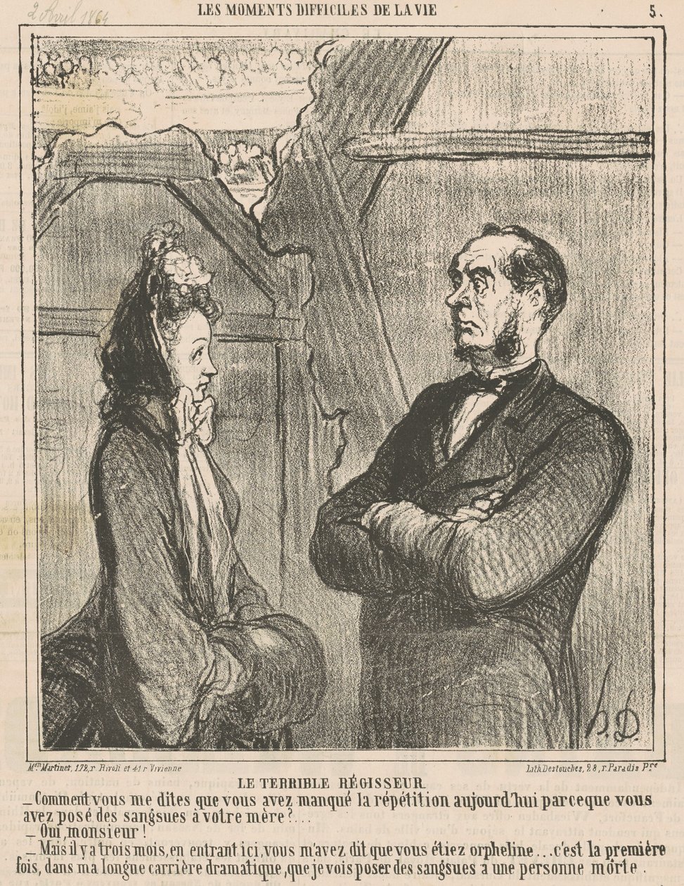 The Terrible Manager av Honoré Daumier