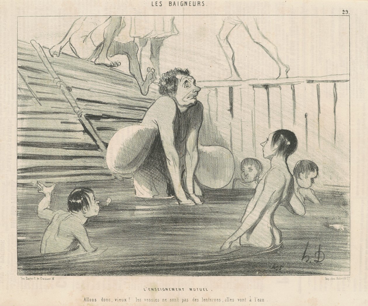 Gjensidig undervisning av Honoré Daumier
