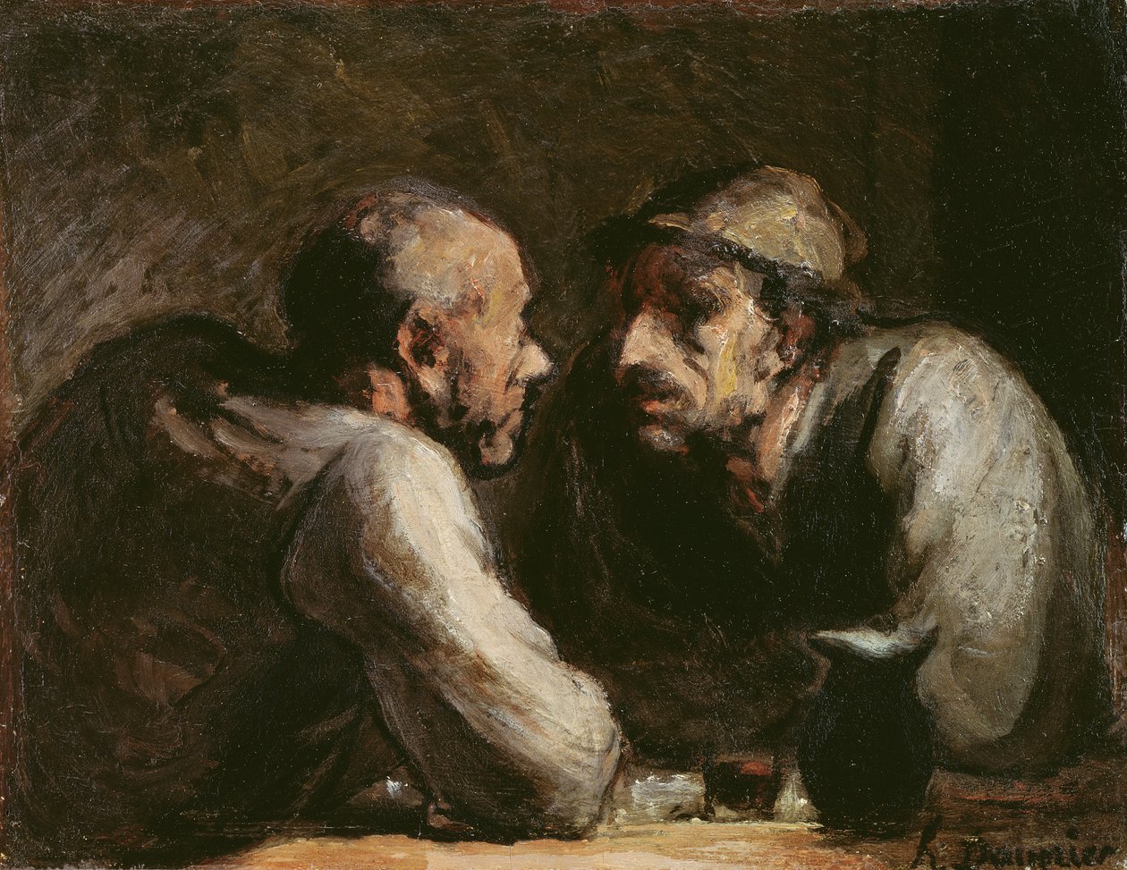 De to drikkerne av Honoré Daumier