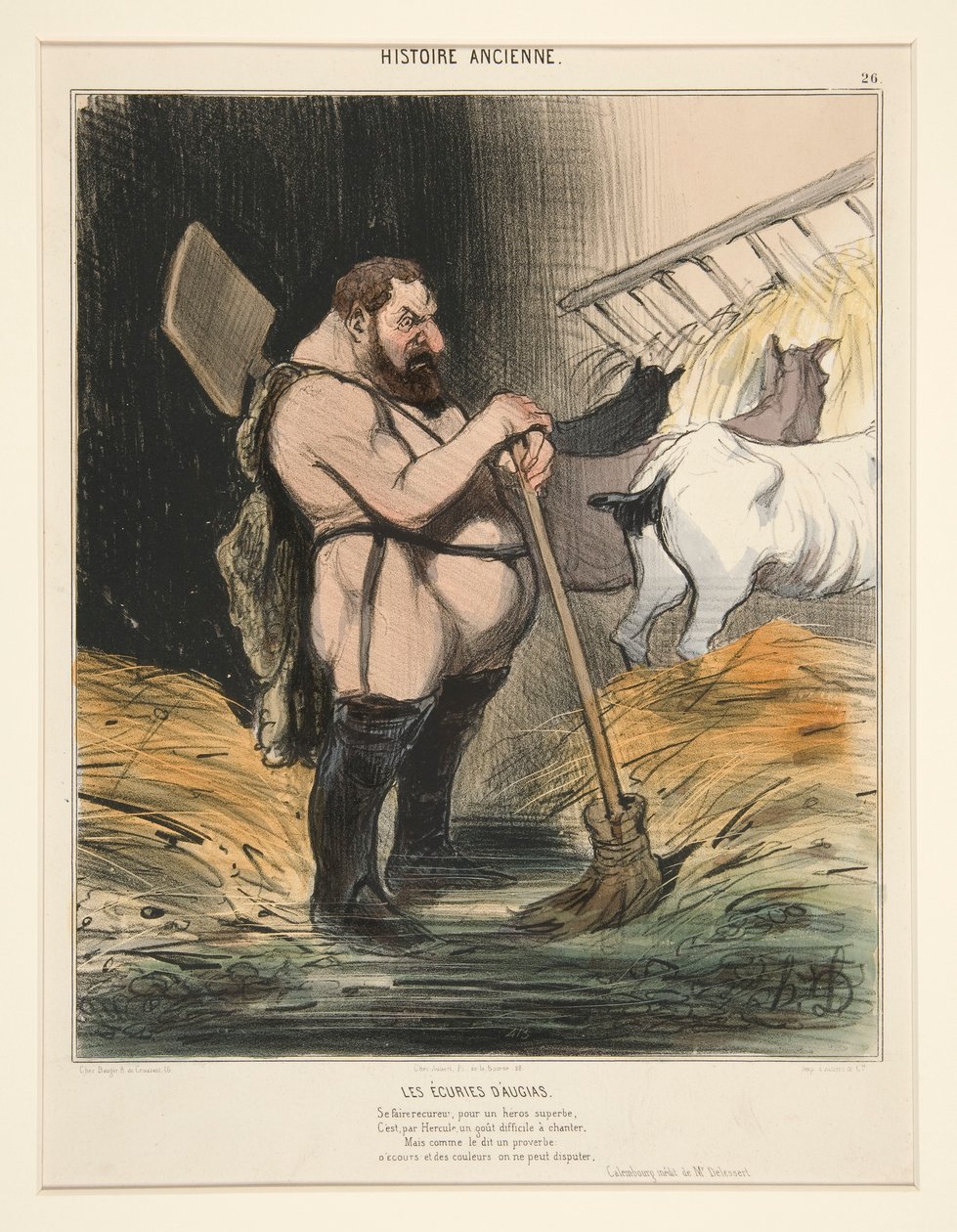 Stallen D av Honoré Daumier