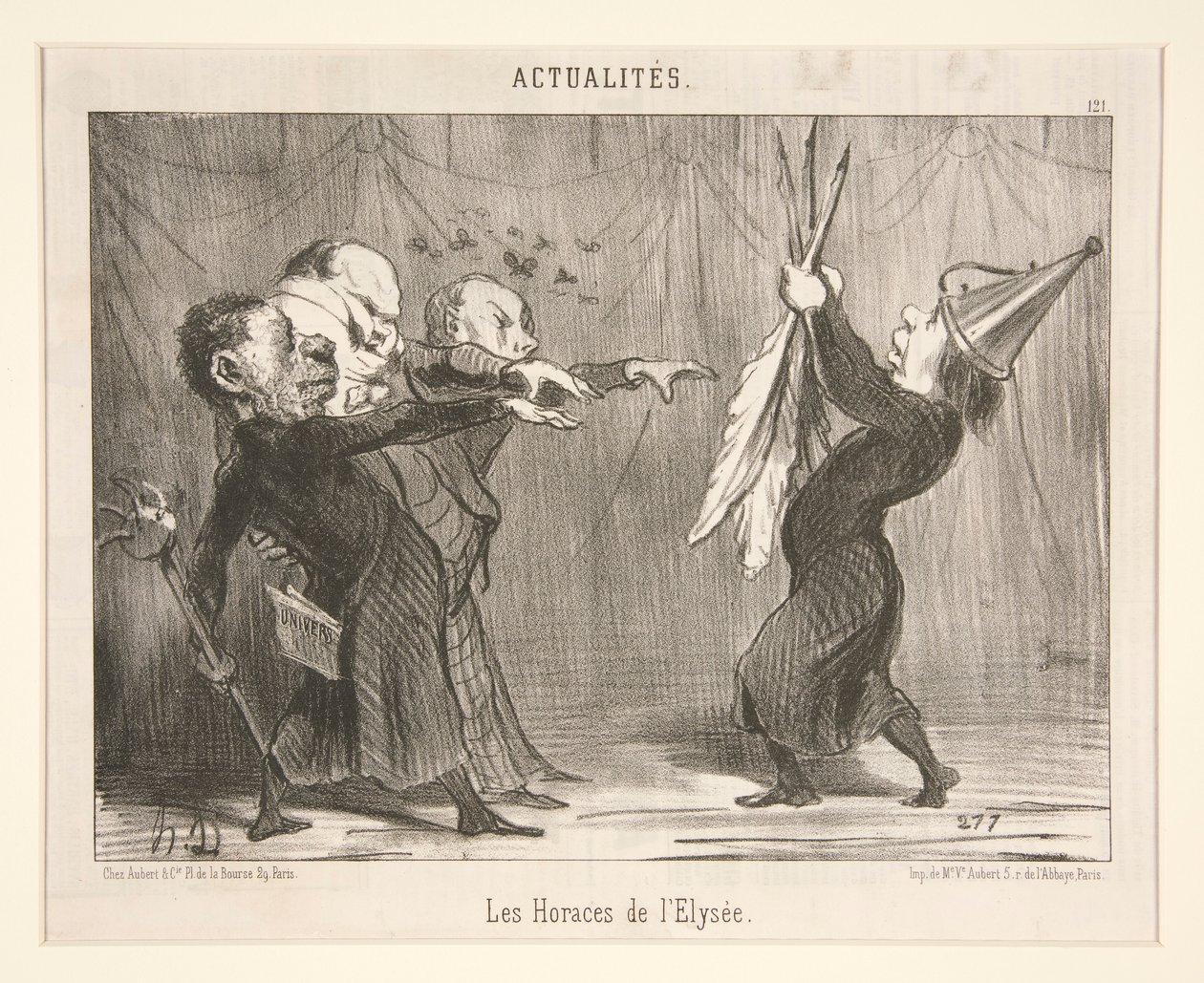 The Horaces of the av Honoré Daumier
