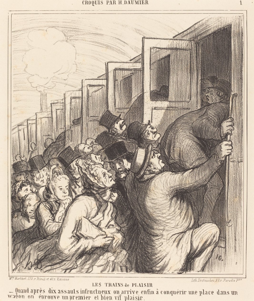 Lysttog av Honoré Daumier
