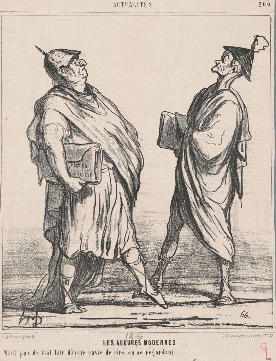 Moderne tegn... av Honoré Daumier