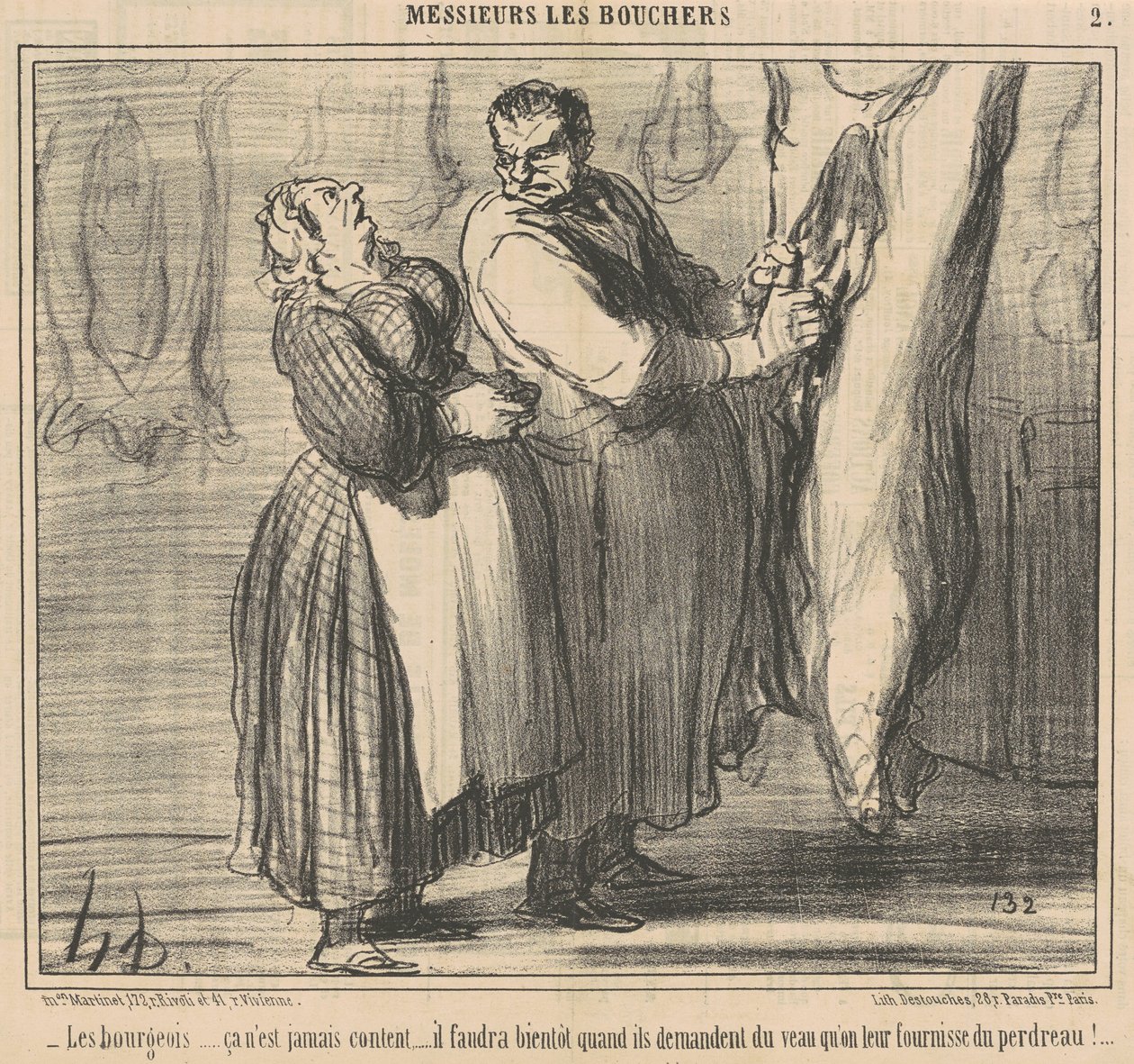 Den borgerlige... av Honoré Daumier