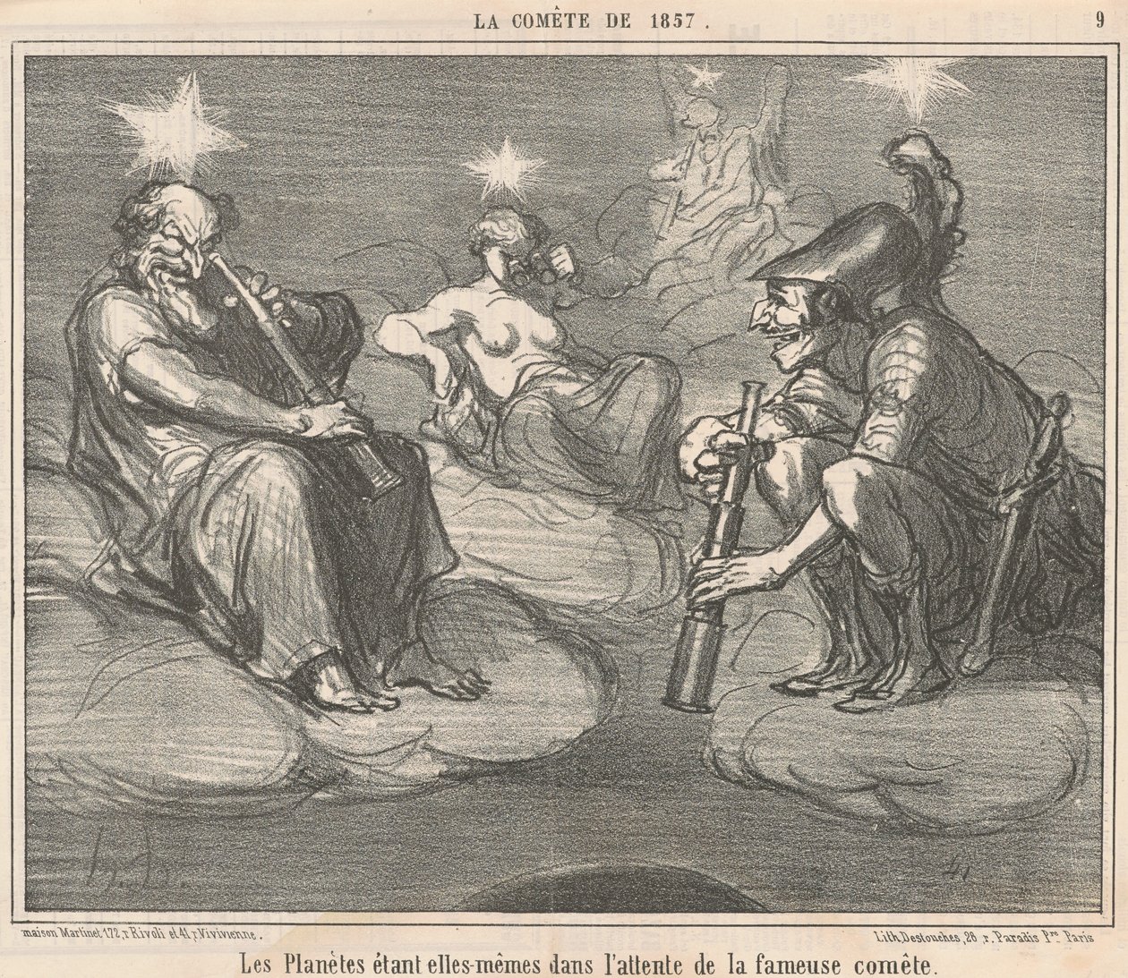 Planetene er seg selv av Honoré Daumier