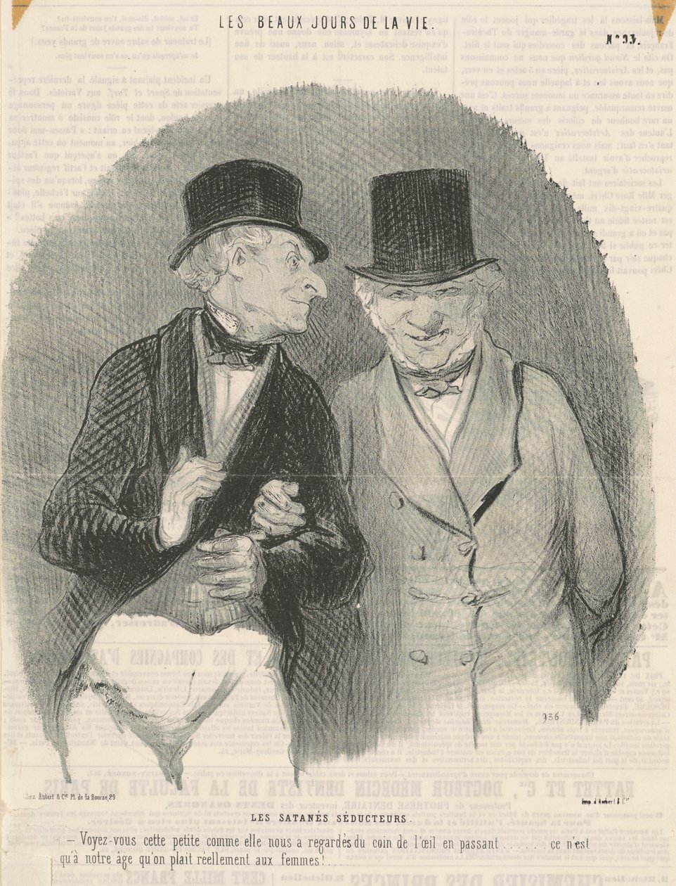 De irriterende forførerne av Honoré Daumier
