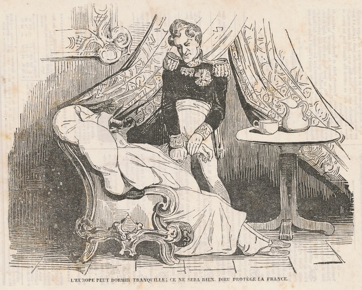 Europa kan være rolig... av Honoré Daumier