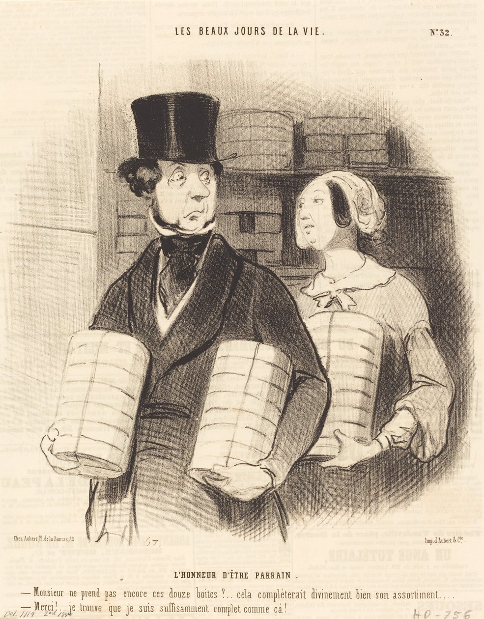 Æren å være sponsor av Honoré Daumier