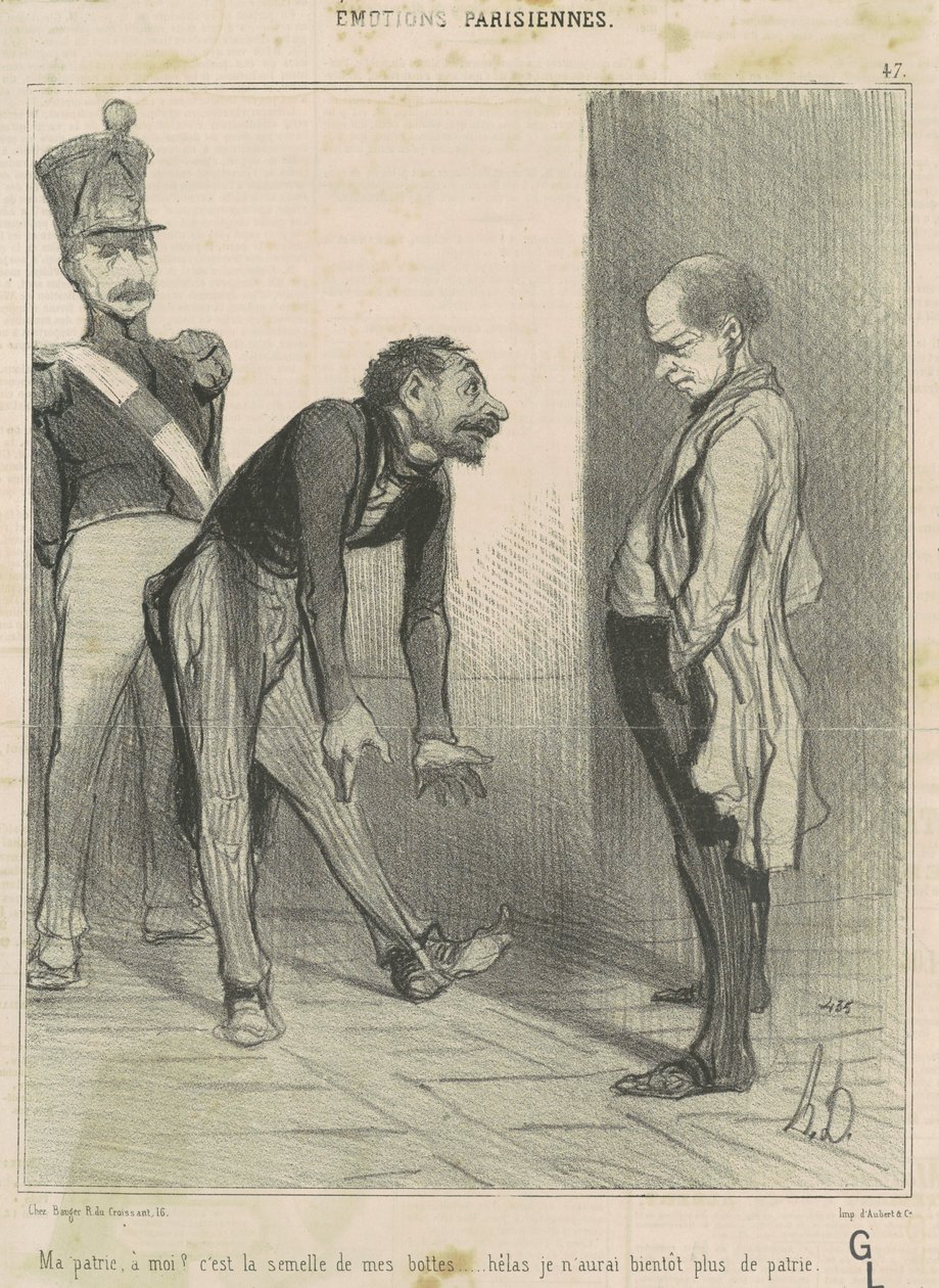 Mitt hjemland, mitt?... av Honoré Daumier