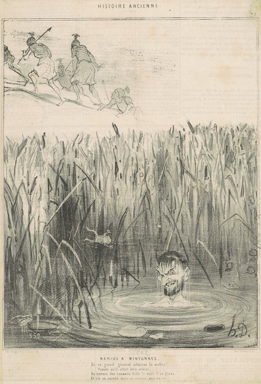 Marius fra Minturnes av Honoré Daumier
