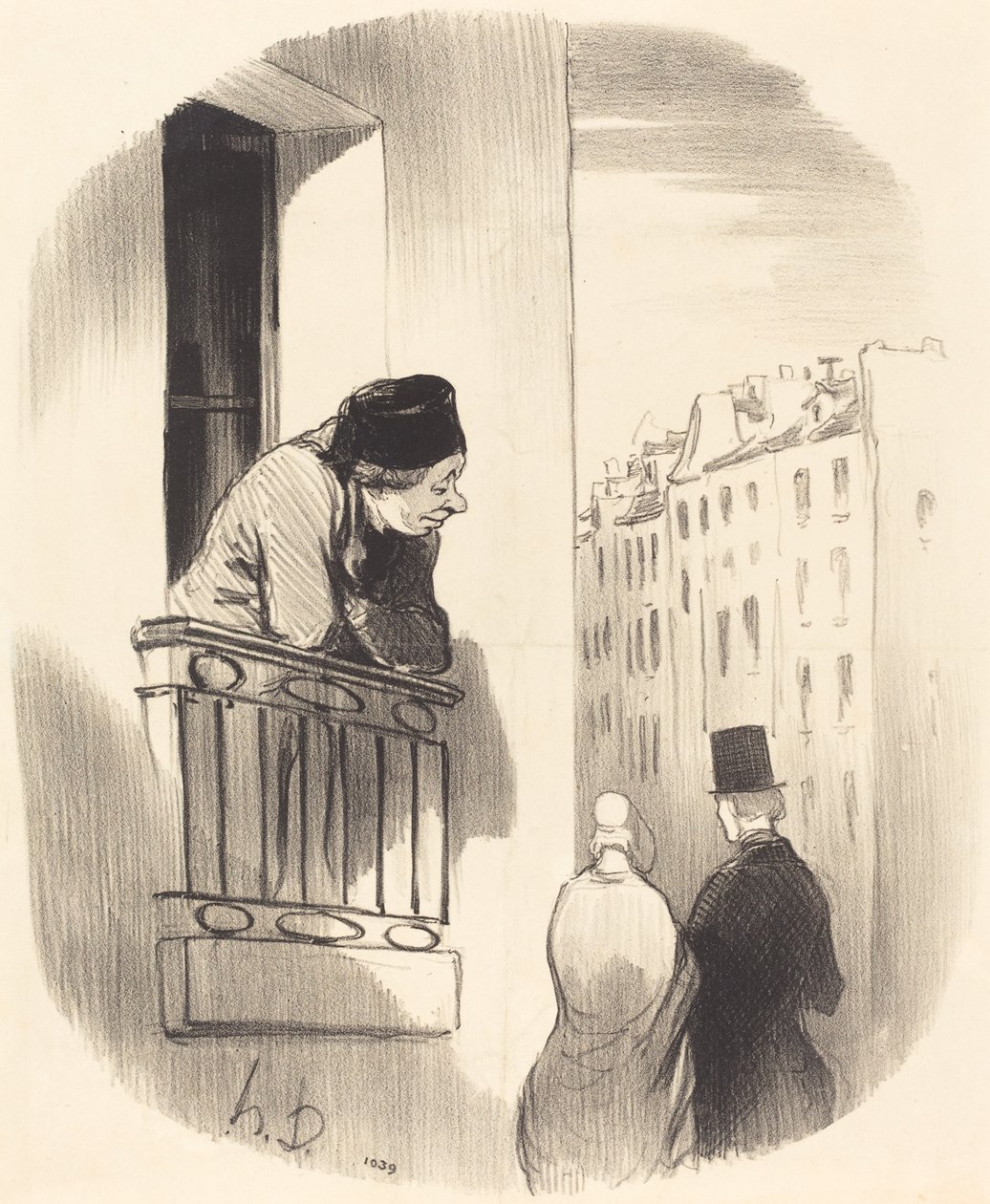 Jeg var også ung... av Honoré Daumier
