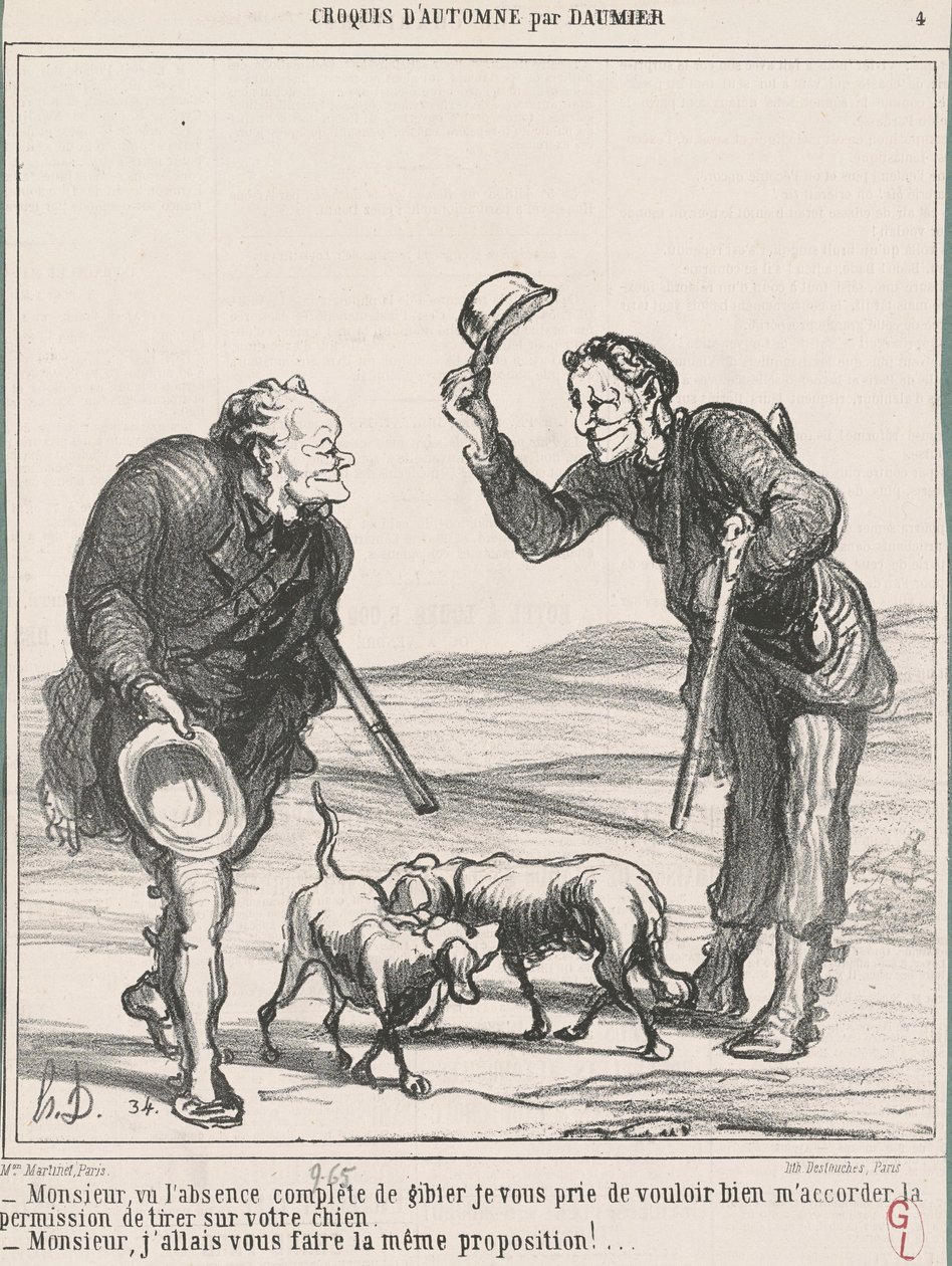 Sir, gitt fullstendig fravær... av Honoré Daumier
