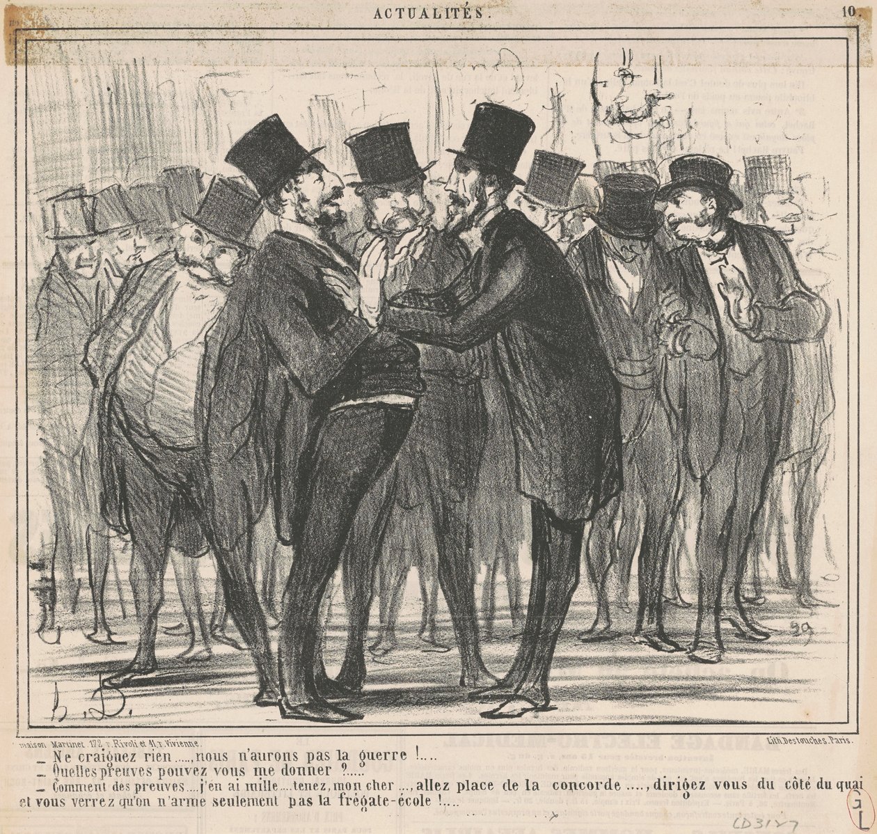 Frykt ingenting ... av Honoré Daumier