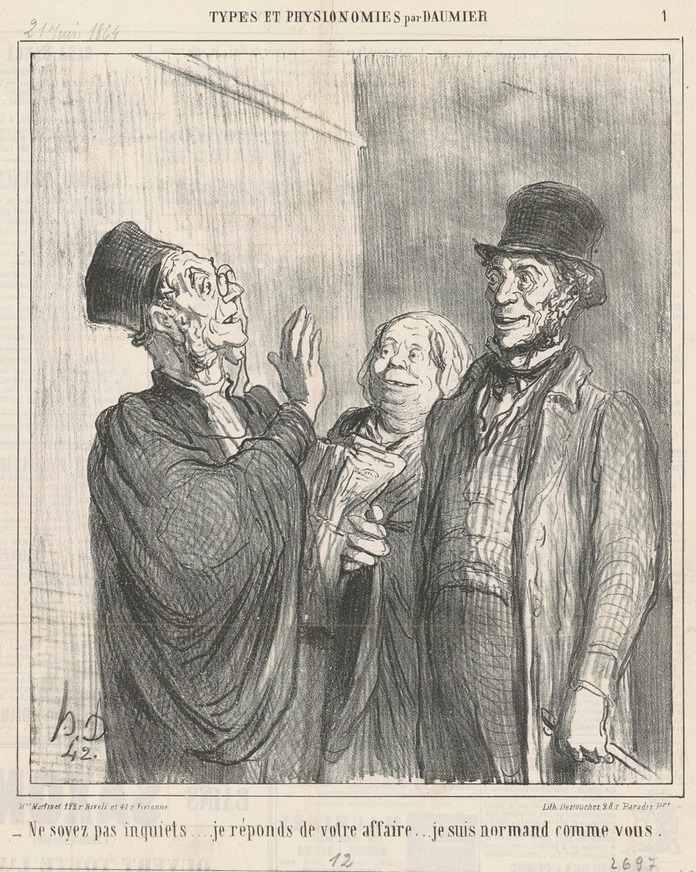 Ikke vær bekymret... av Honoré Daumier