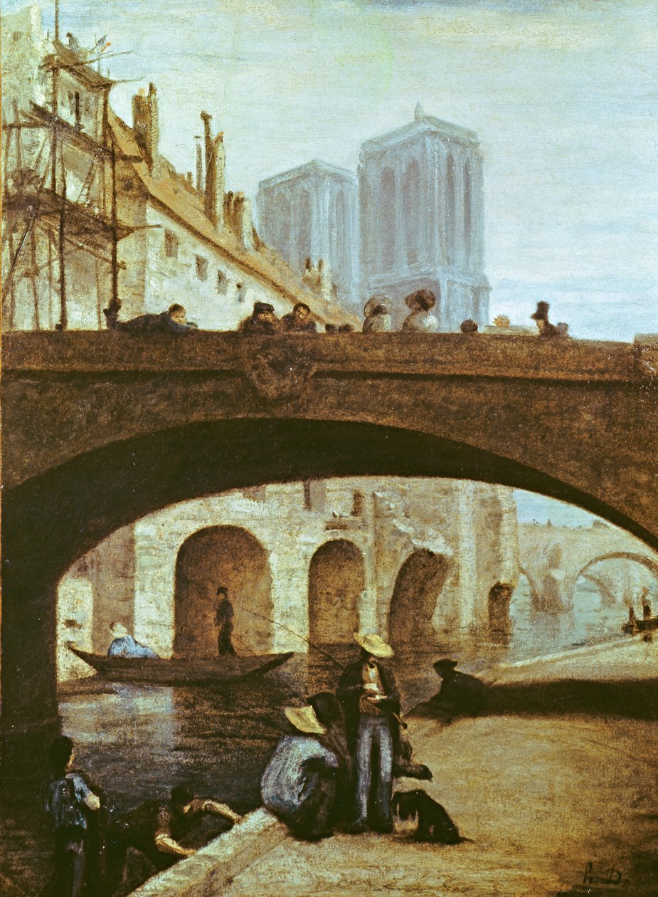Notre Dame i Paris av Honoré Daumier