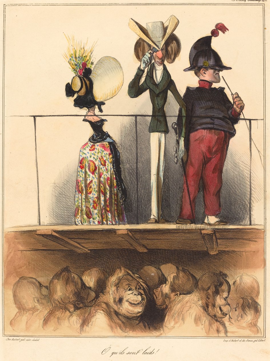 Å så stygge de er! av Honoré Daumier