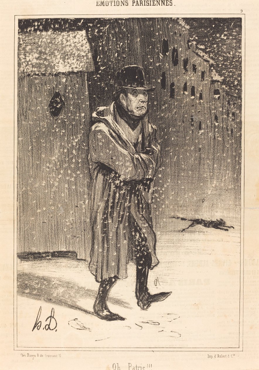 Å hjemland!!! av Honoré Daumier