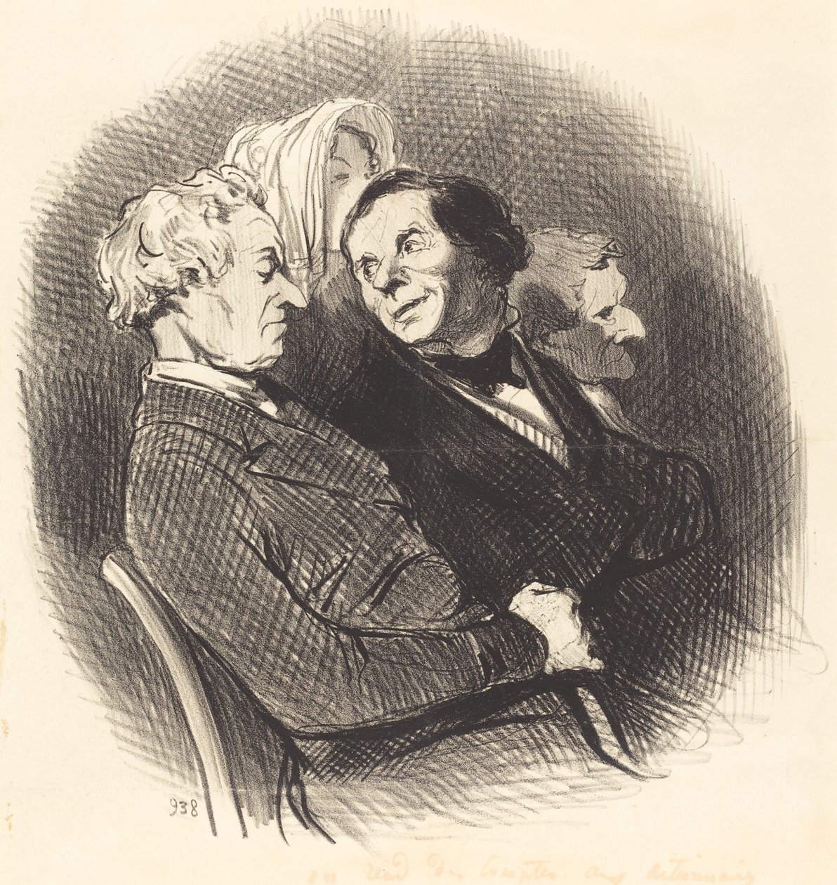 Vi rapporterer til aksjonærene av Honoré Daumier