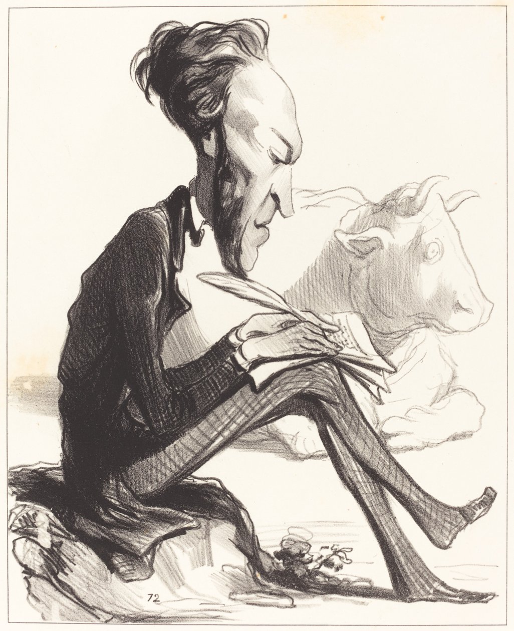 Ph. Auguste Demesmay av Honoré Daumier