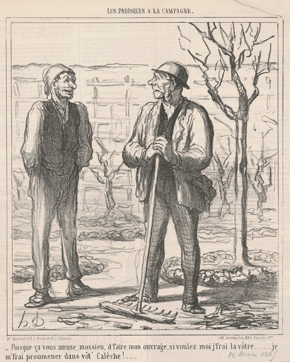 Tror det morer deg... av Honoré Daumier