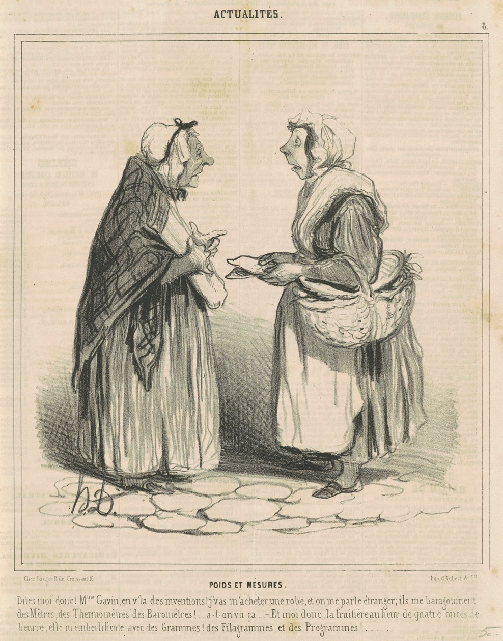 Mål og vekt av Honoré Daumier