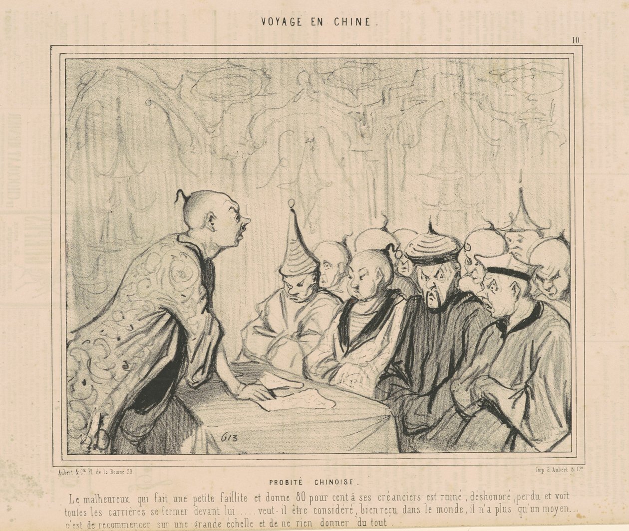 Kinesisk anstendighet av Honoré Daumier