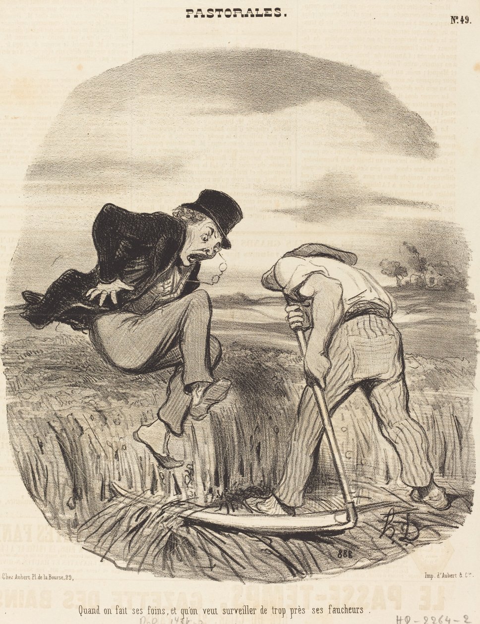 Når vi lager høyet vårt... av Honoré Daumier