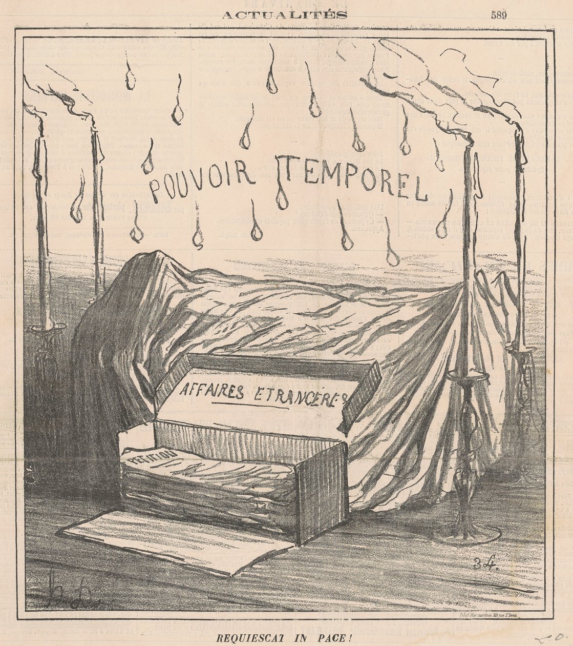 Hvil i fred! av Honoré Daumier