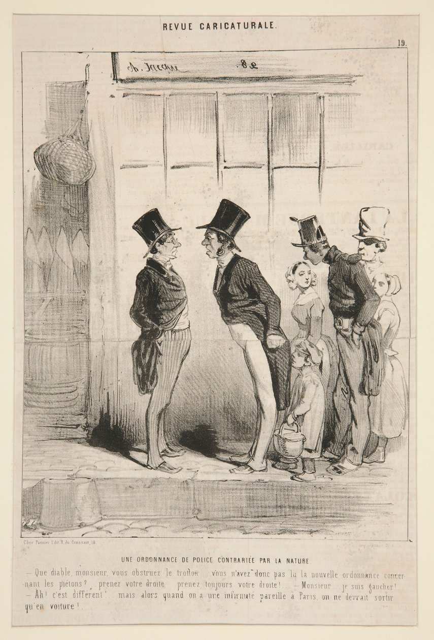 Robert Macaire direktør for av Honoré Daumier