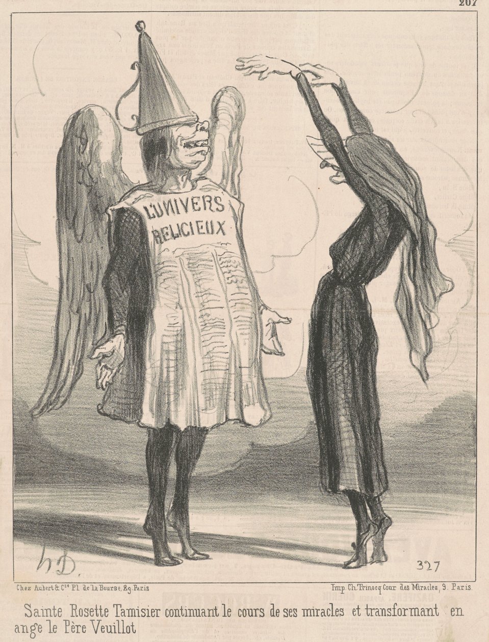 Saint Rosette Tamisier... av Honoré Daumier