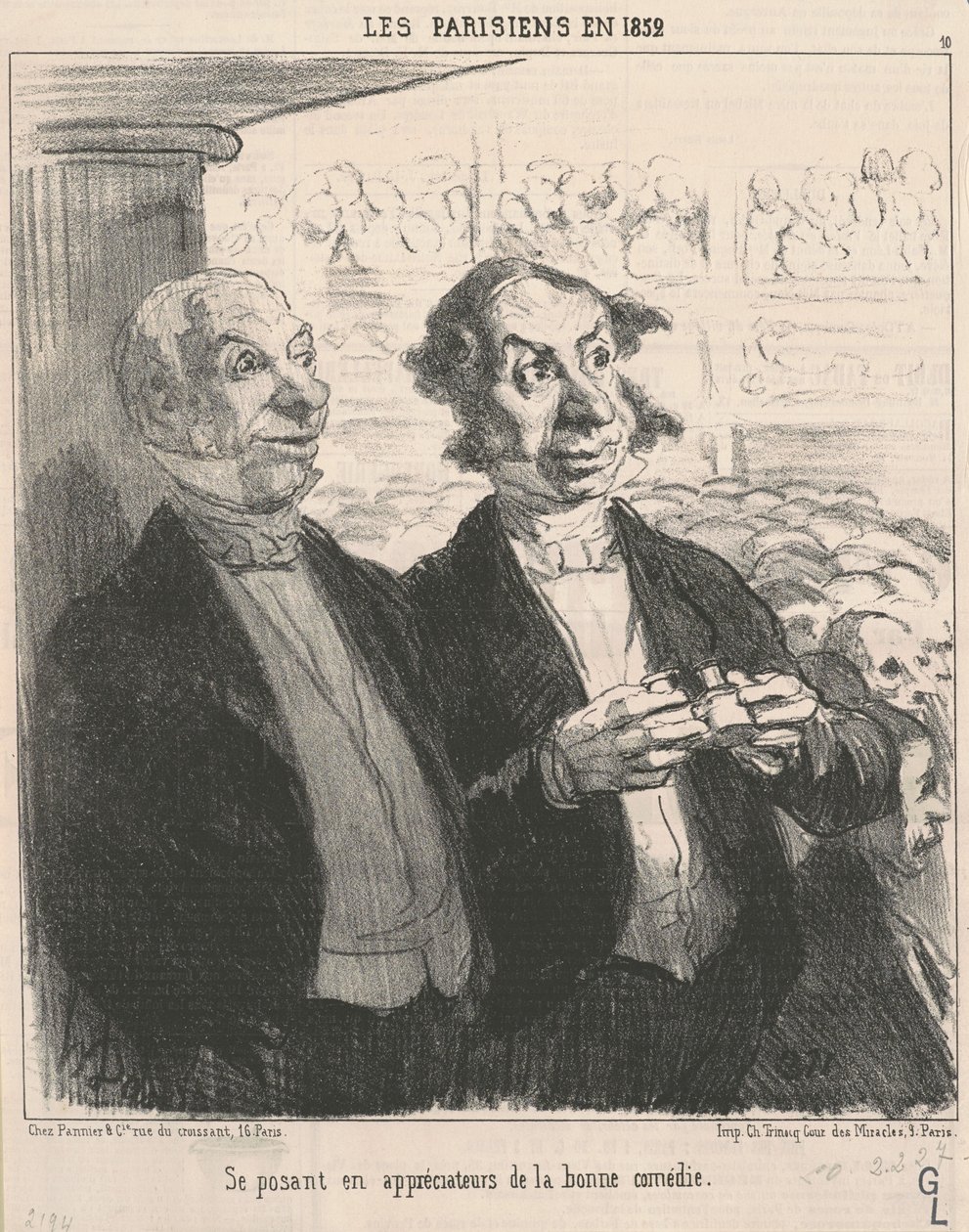 utgir seg som en verdsettelse av Honoré Daumier
