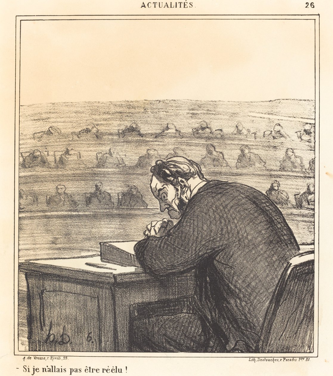 Hvis jeg ikke skulle bli gjenvalgt! av Honoré Daumier
