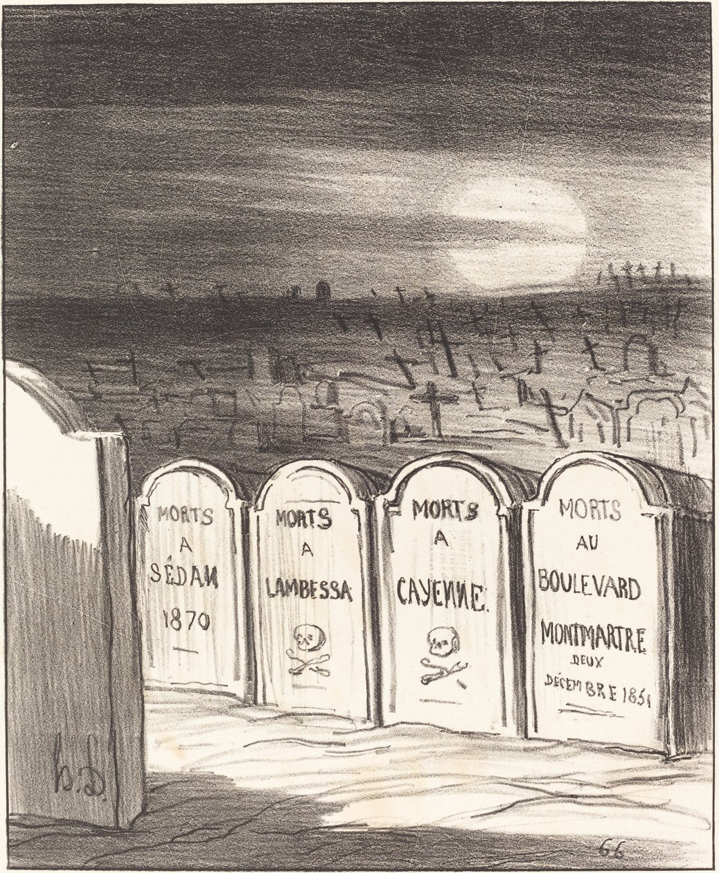 Firkantet Napoleon av Honoré Daumier