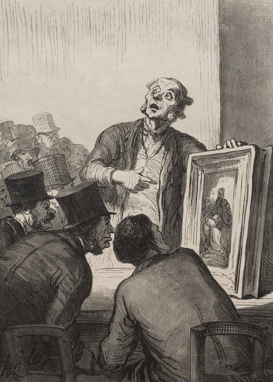 Auksjonsrommet: Eksperten av Honoré Daumier