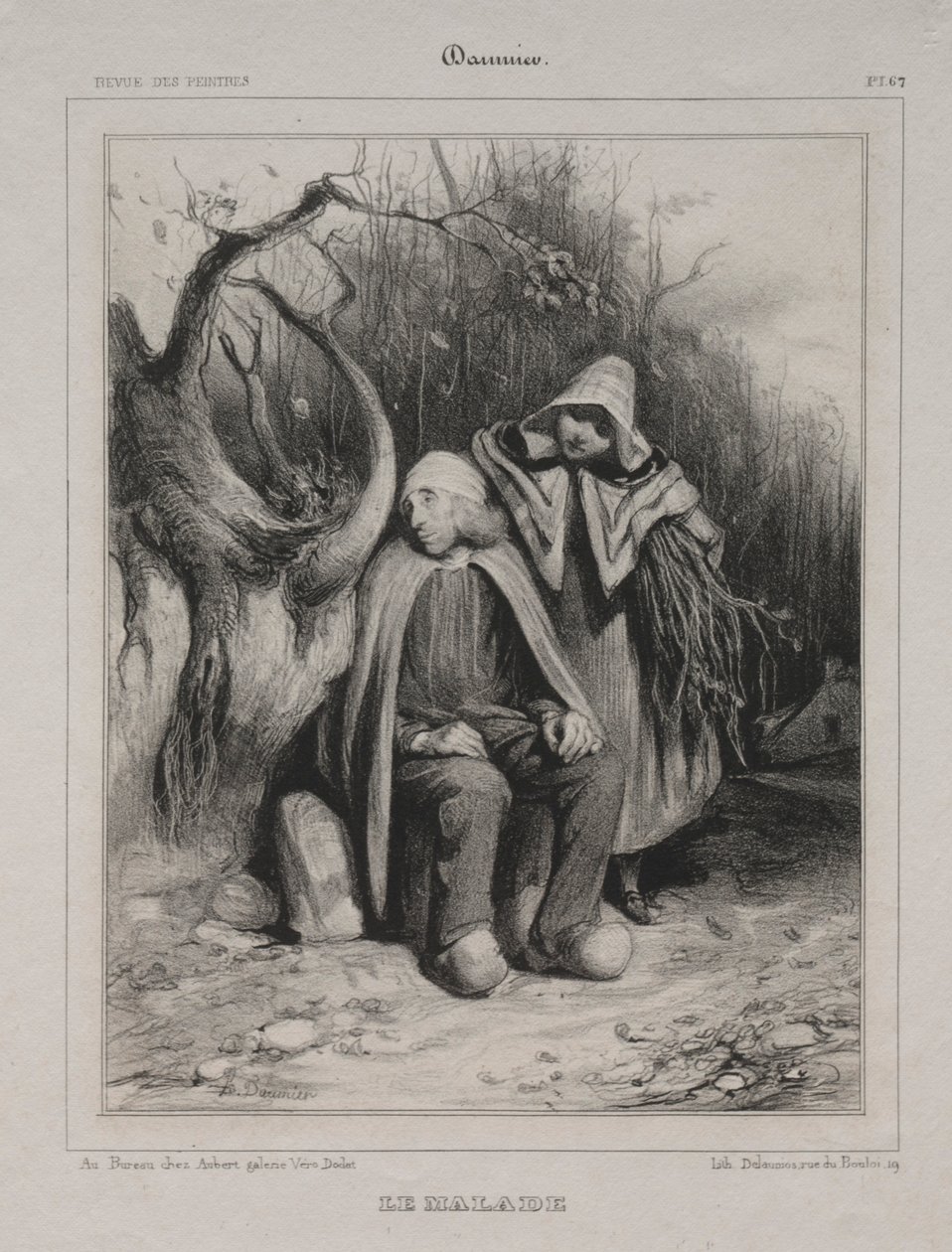 Den ugyldige, 1835. av Honoré Daumier