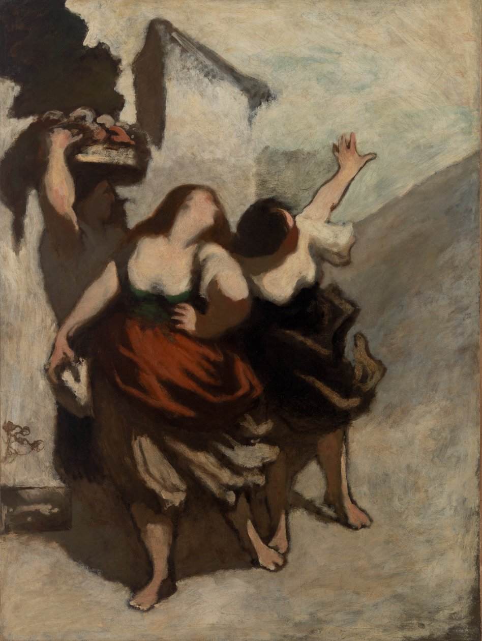 The Ribalds (Les Ribaudes) av Honoré Daumier