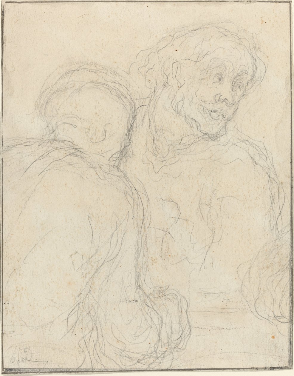 To menn av Honoré Daumier